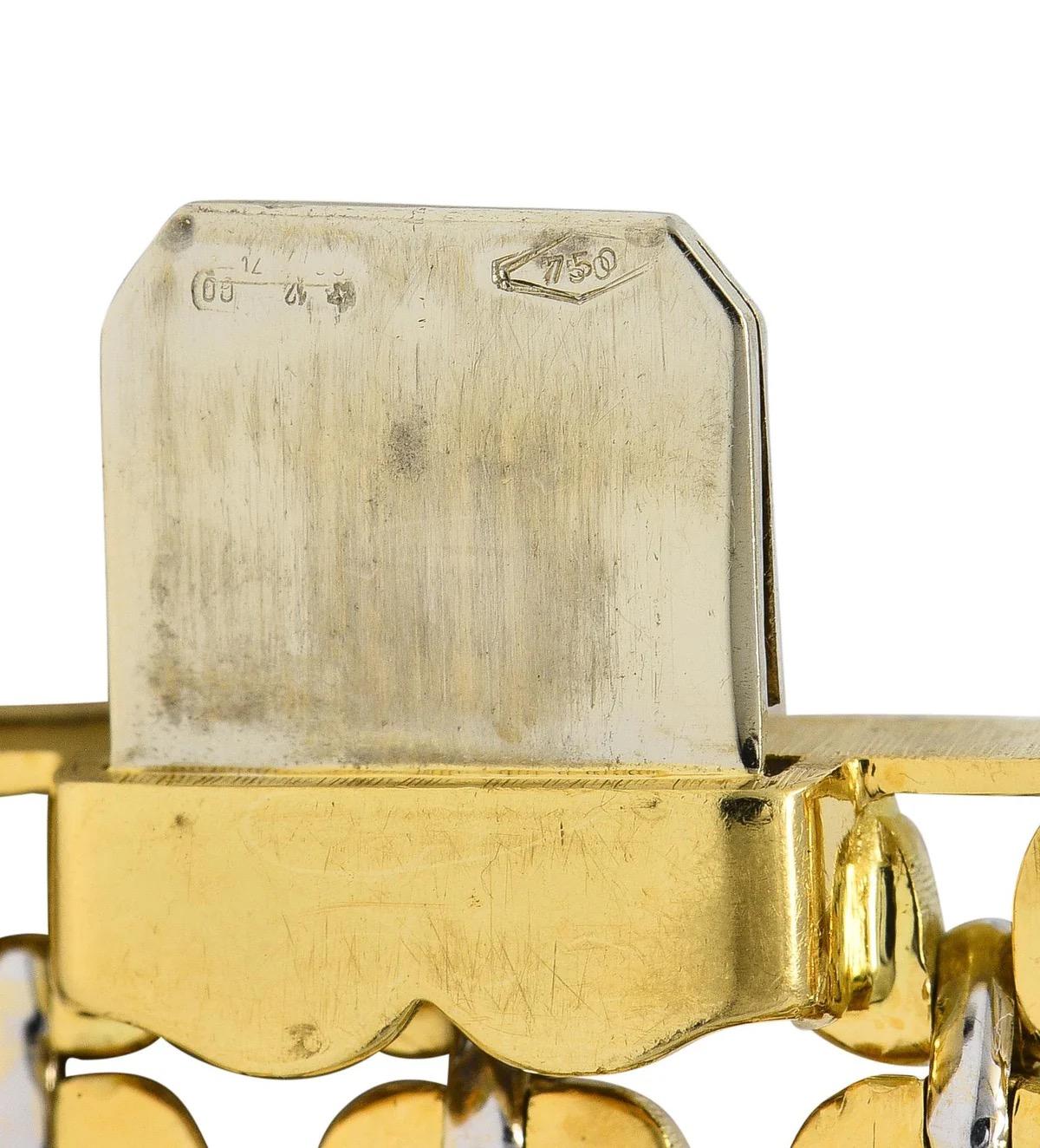 Buccellati 18K Yellow & White Gold Woven Bracelet