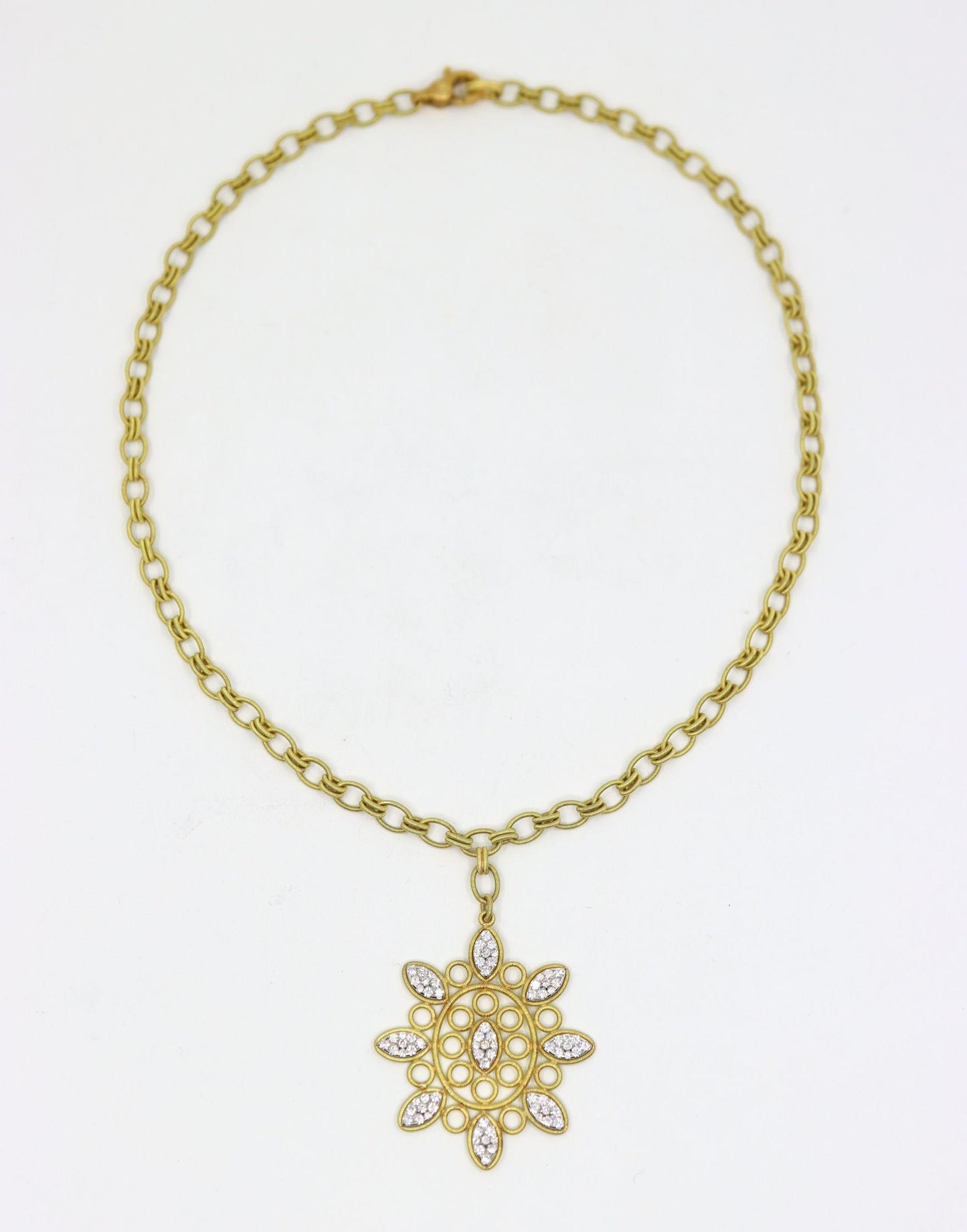 Buccellati 18K  Gold Olympia Necklace & Earring Set