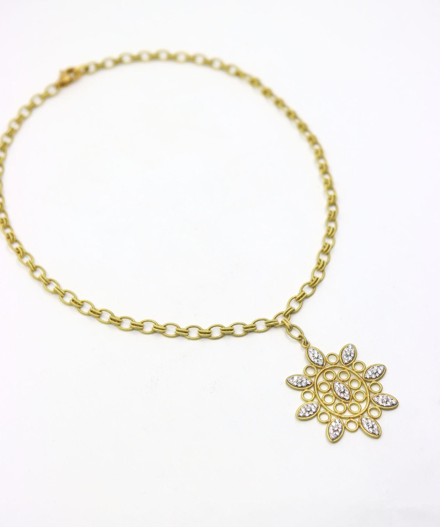 Buccellati 18K  Gold Olympia Necklace & Earring Set