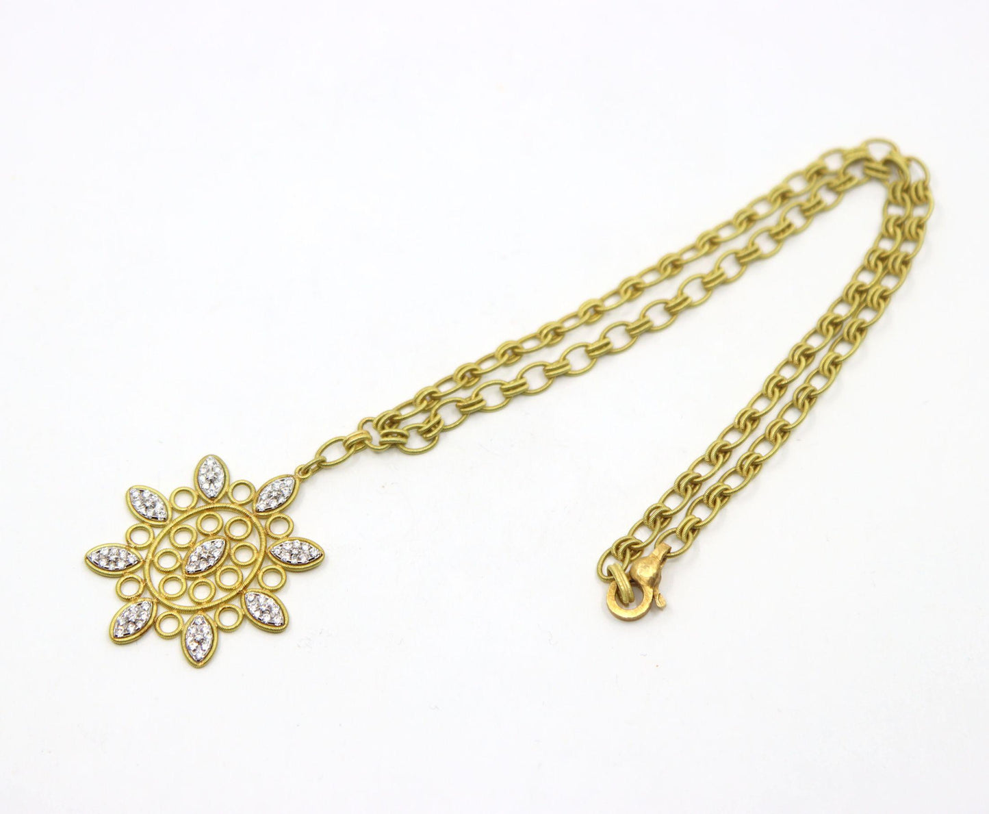 Buccellati 18K  Gold Olympia Necklace & Earring Set