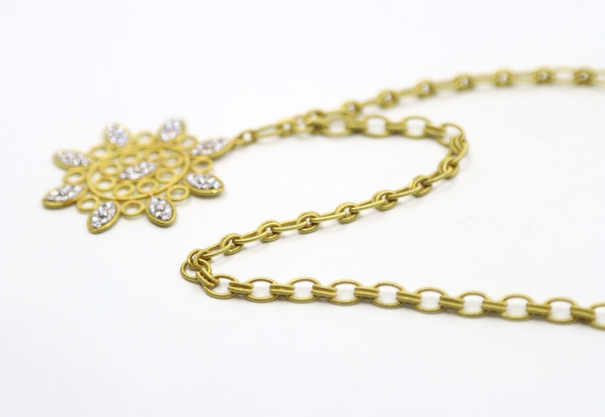 Buccellati 18K  Gold Olympia Necklace & Earring Set