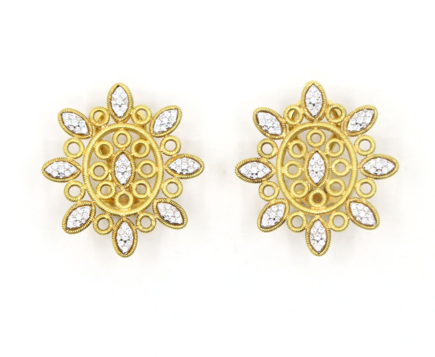 Buccellati 18K  Gold Olympia Necklace & Earring Set