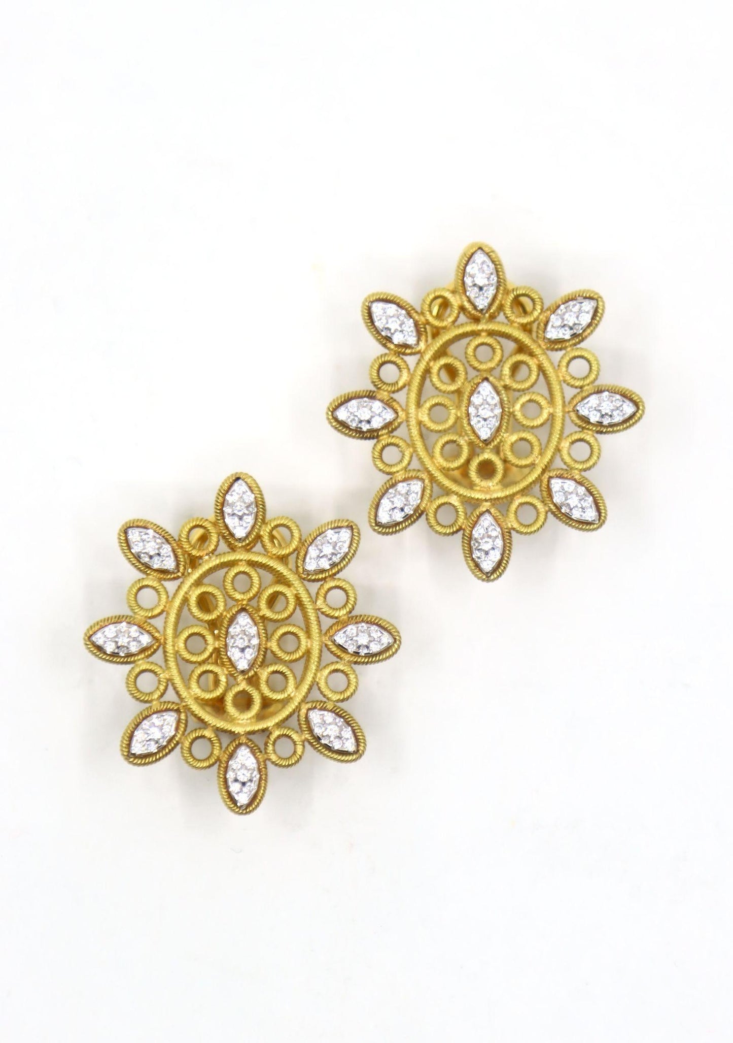 Buccellati 18K  Gold Olympia Necklace & Earring Set