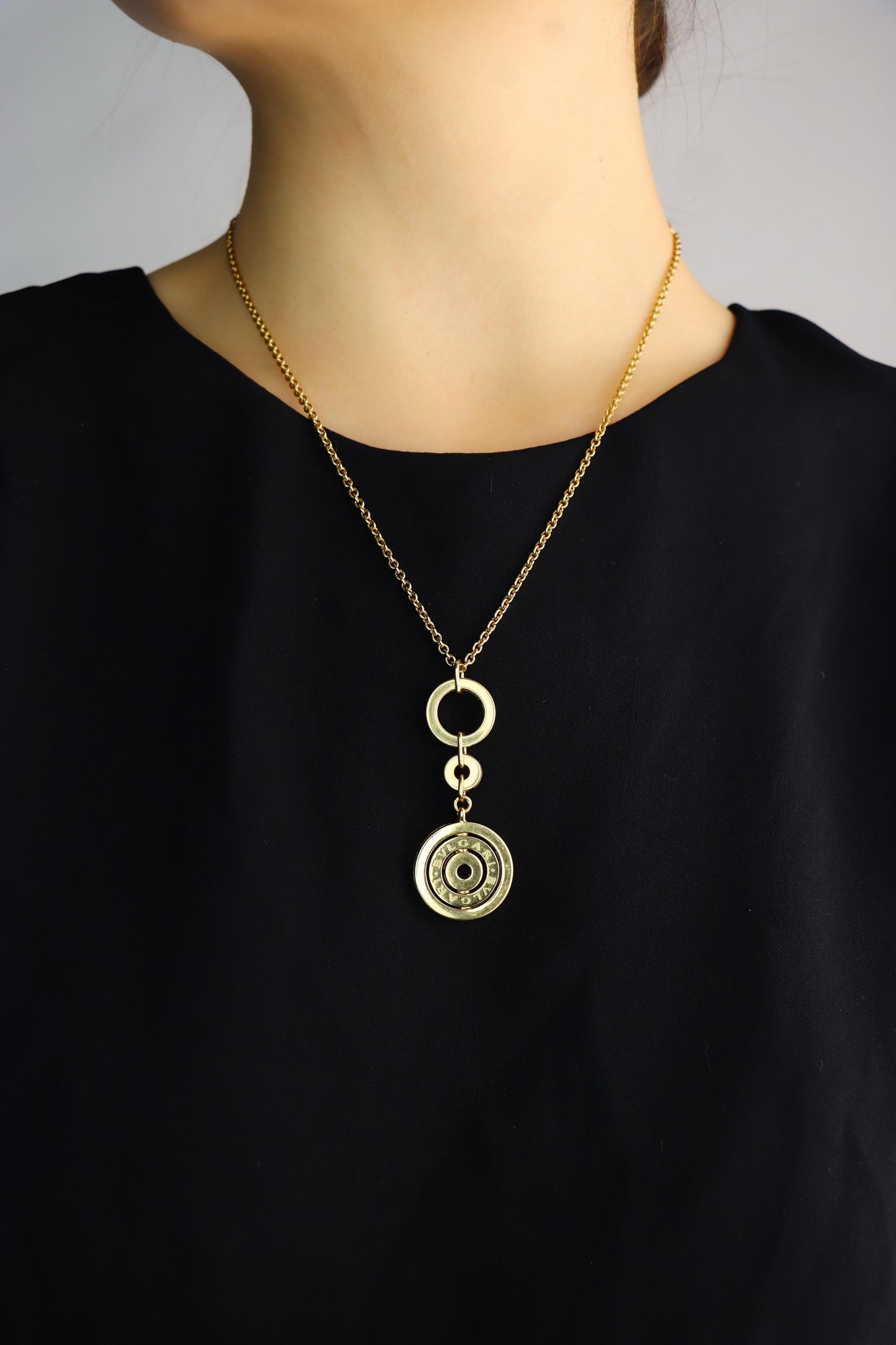 BVLGARI 18K Gold Pendant Necklace