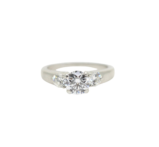 Platinum GIA Certified Diamond Ring