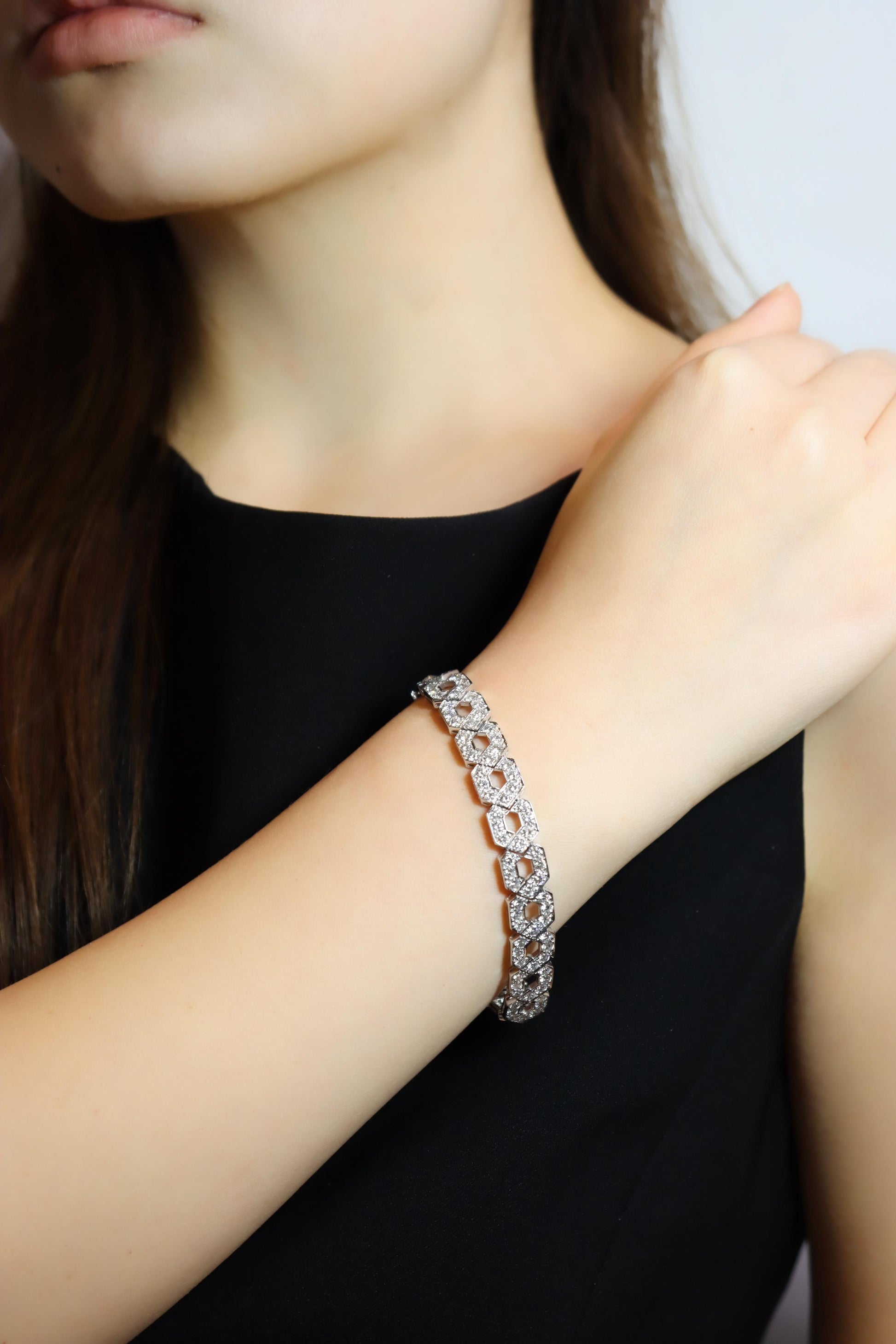 Tiffany & Co. Platinum Diamond Bracelet