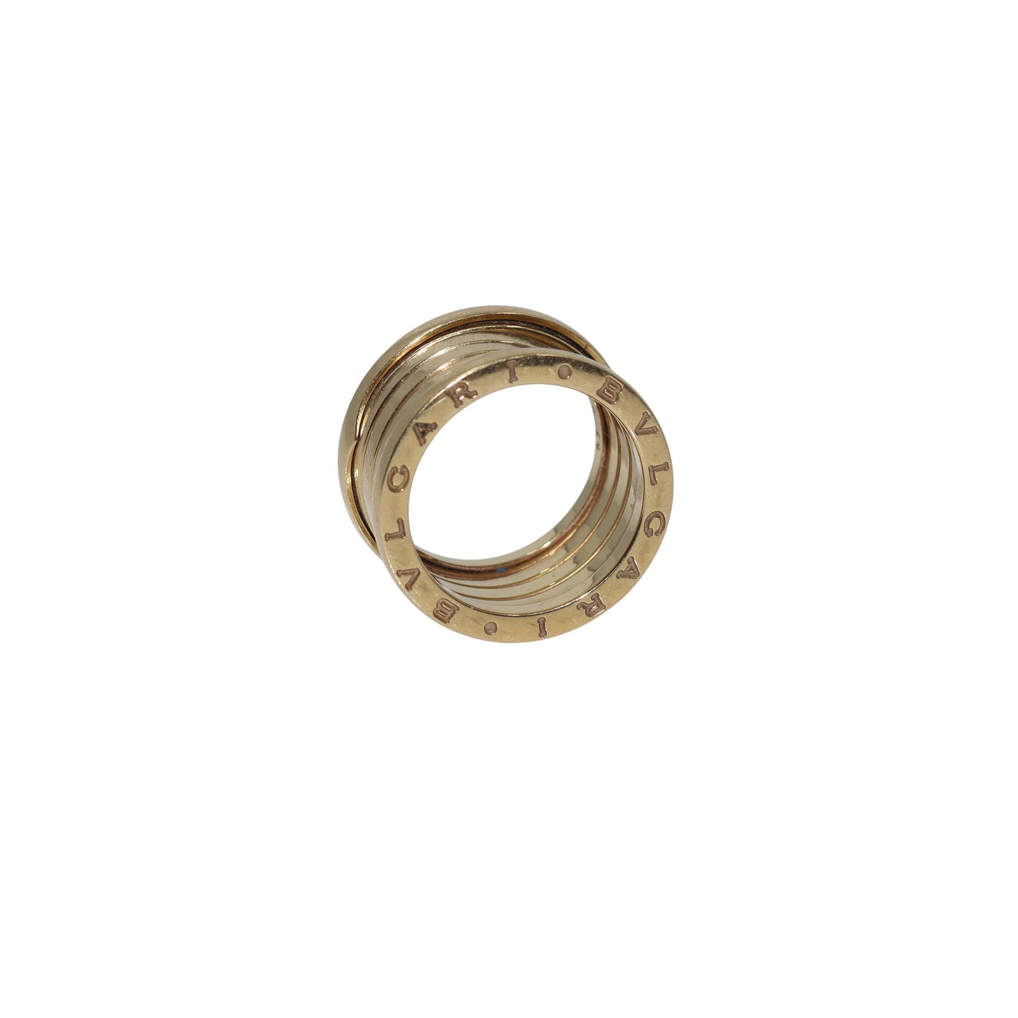 Vintage Bvlgari 18K Yellow Gold B.Zero 1 Four-Band Ring