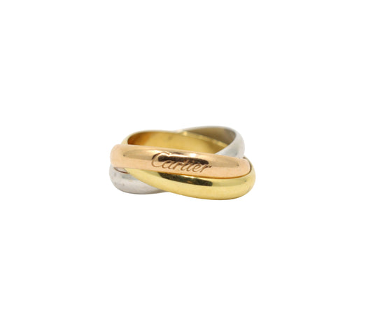 Cartier 18K Gold Trinity Ring