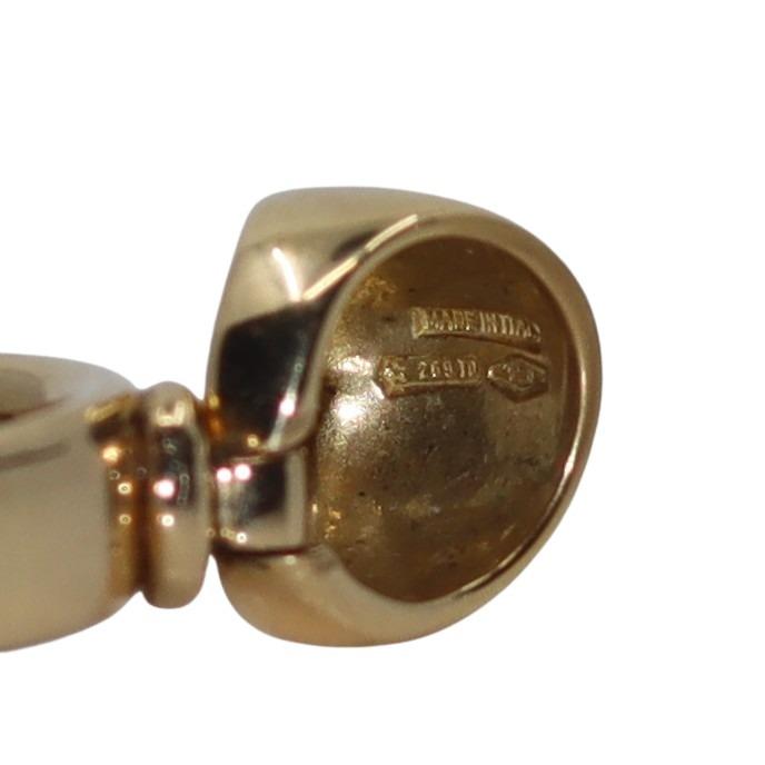 Bulgari Monete Limited Edition NYC Subway Token 18K Yellow Gold Pendant