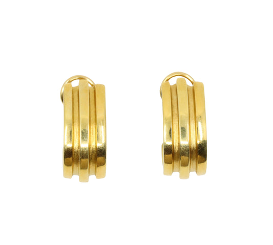 Tiffany & Co. 18K Gold Atlas Hoop Earrings