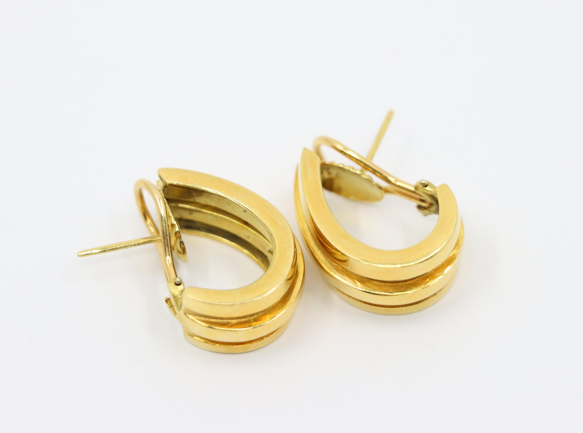 Tiffany & Co. 18K Gold Atlas Hoop Earrings