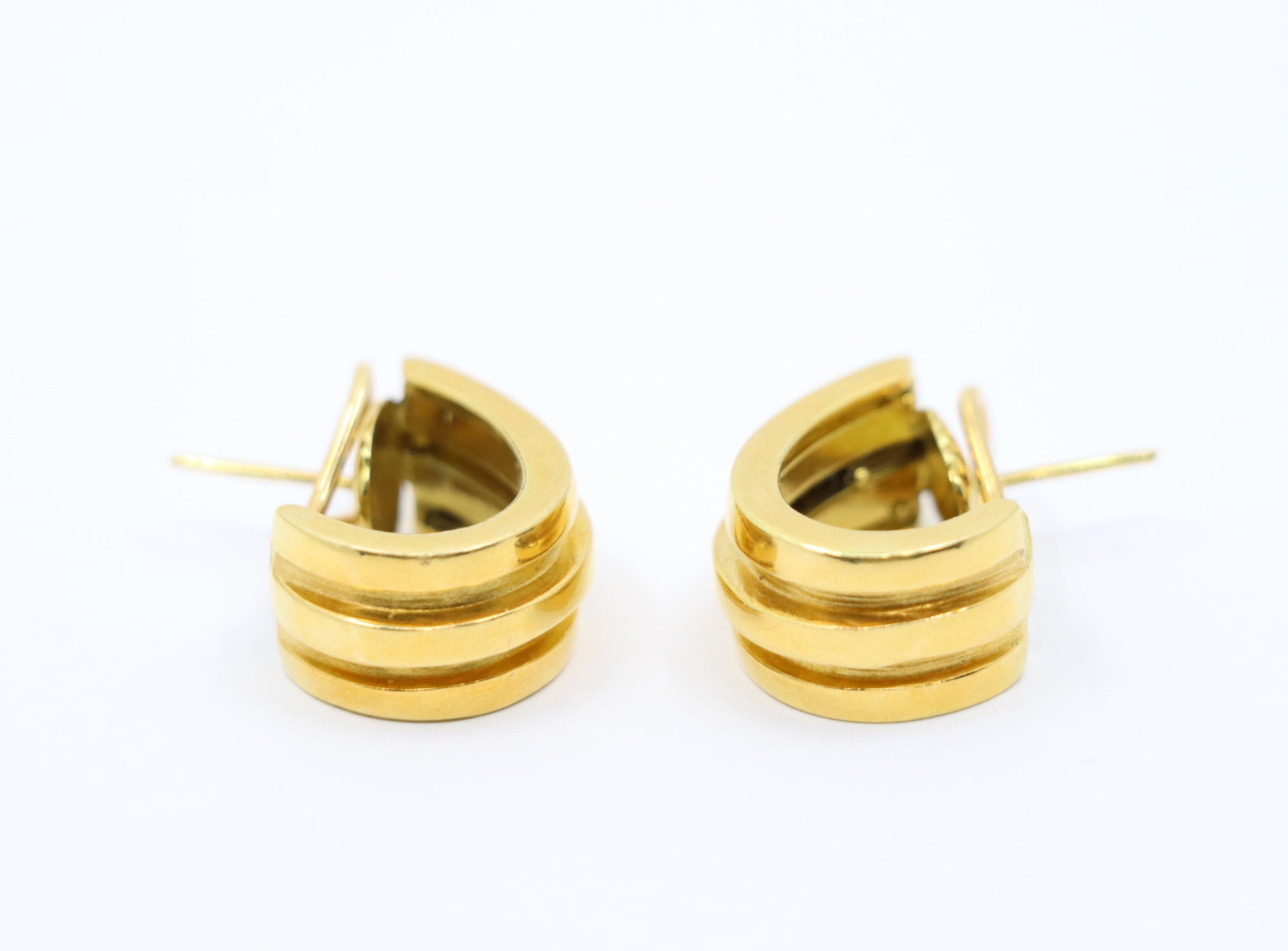 Tiffany & Co. 18K Gold Atlas Hoop Earrings