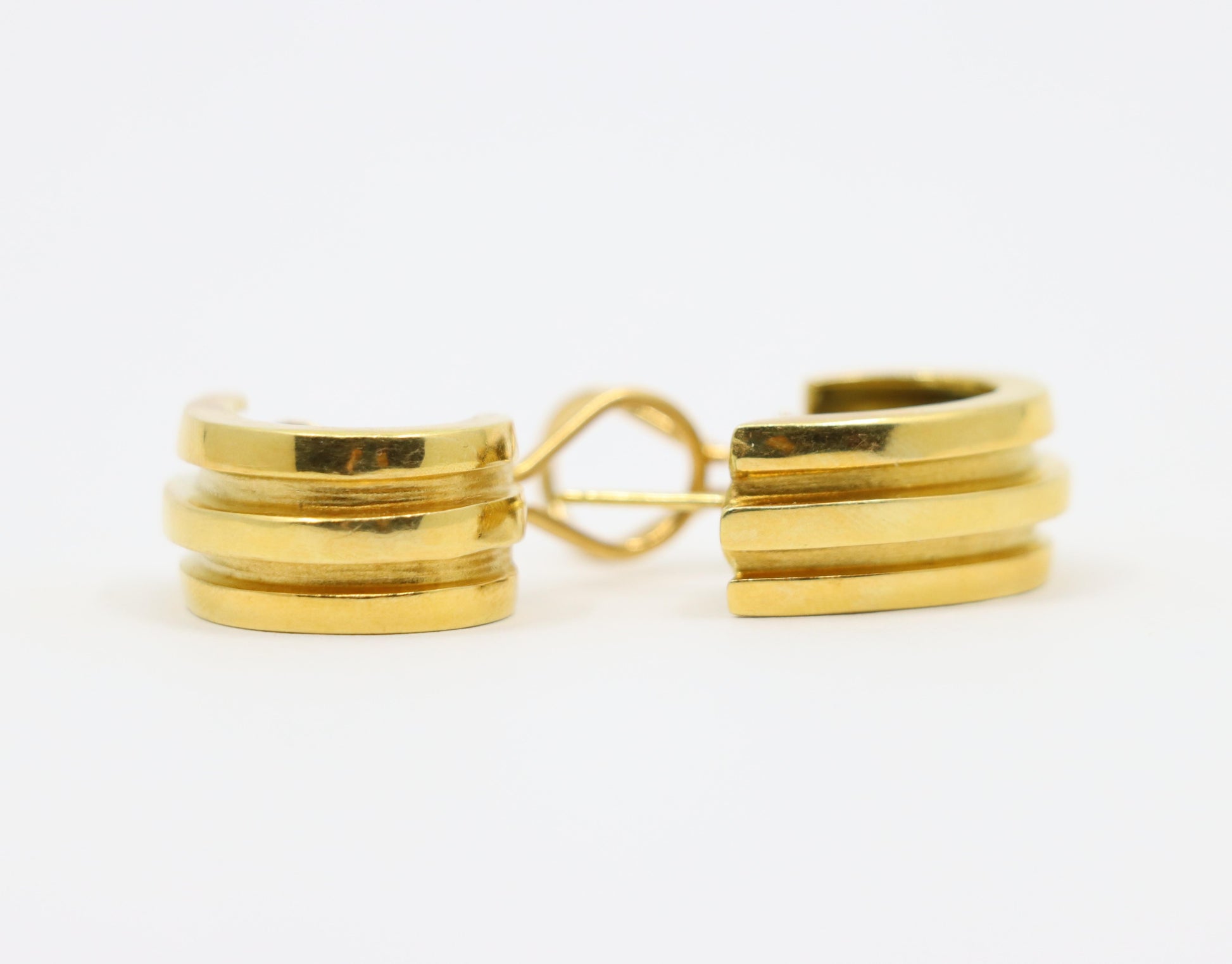 Tiffany & Co. 18K Gold Atlas Hoop Earrings