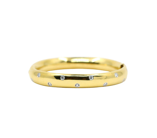Tiffany & Co Etoile 18K Gold & Platinum Diamond Bracelet