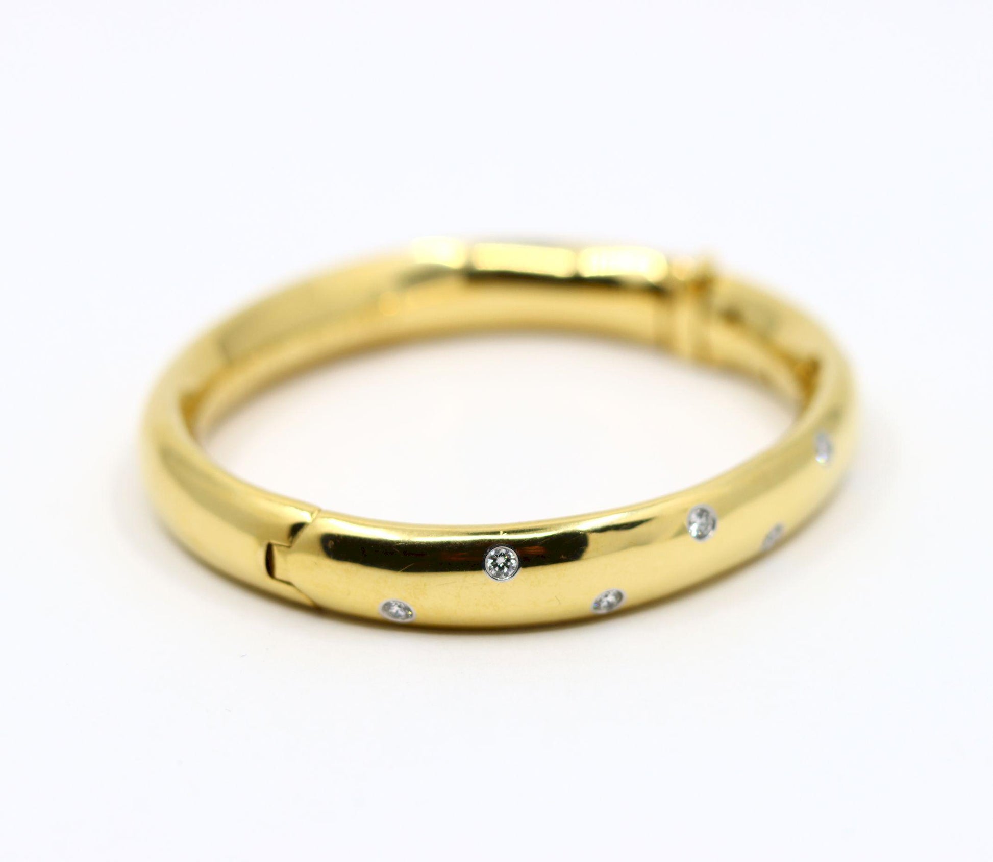 Tiffany & Co Etoile 18K Gold & Platinum Diamond Bracelet