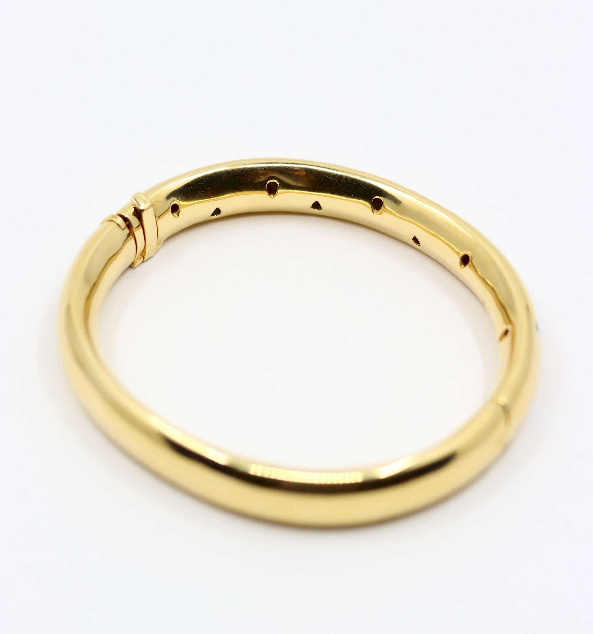 Tiffany & Co Etoile 18K Gold & Platinum Diamond Bracelet