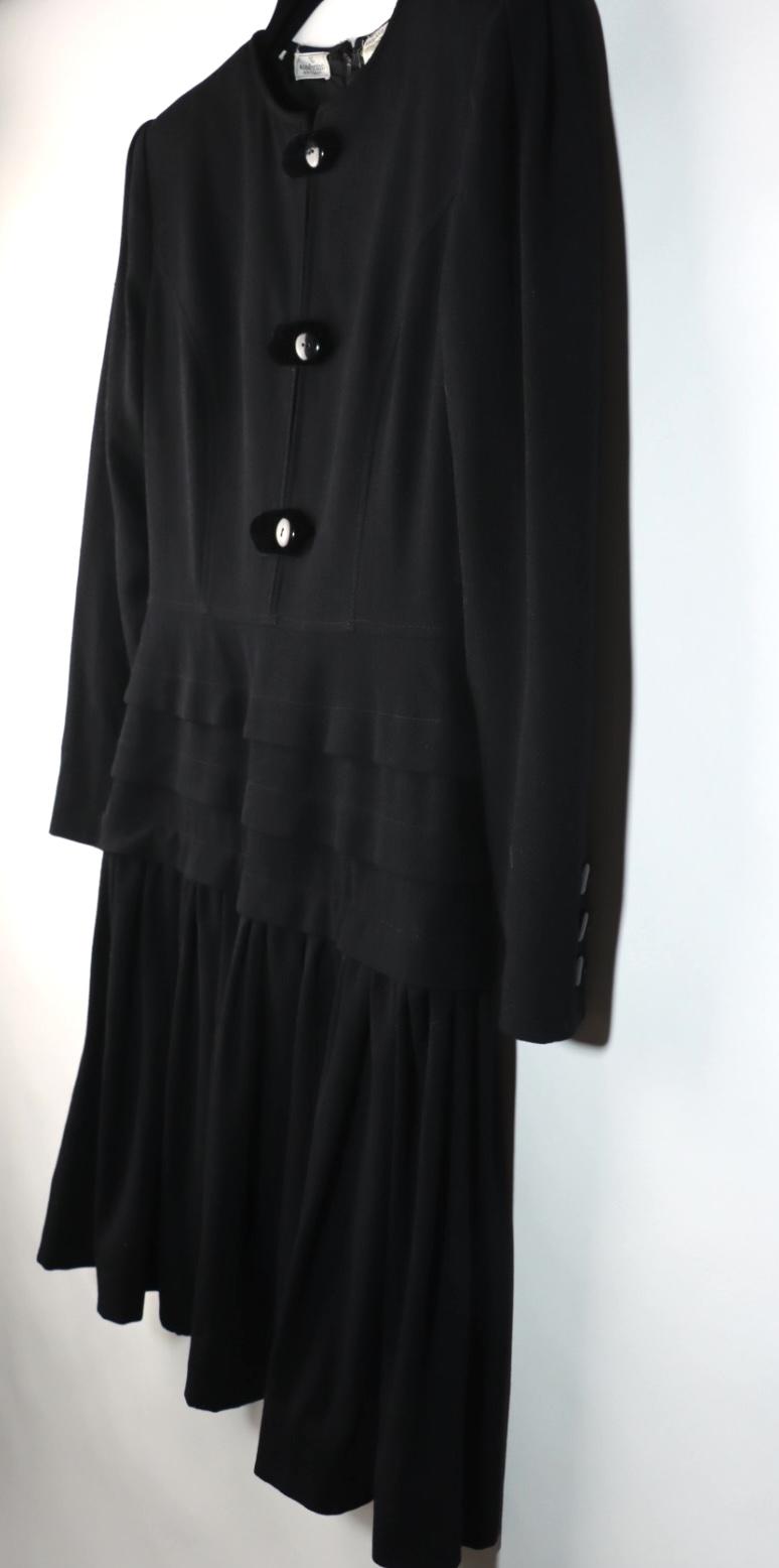 Vintage Valentino Black Dress Suit