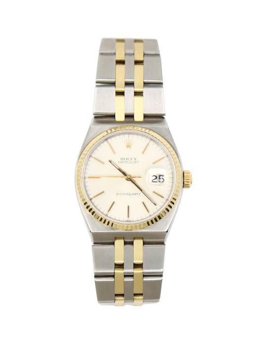 Rolex 18K Gold & Steel Datejust Oyster Quartz Watch