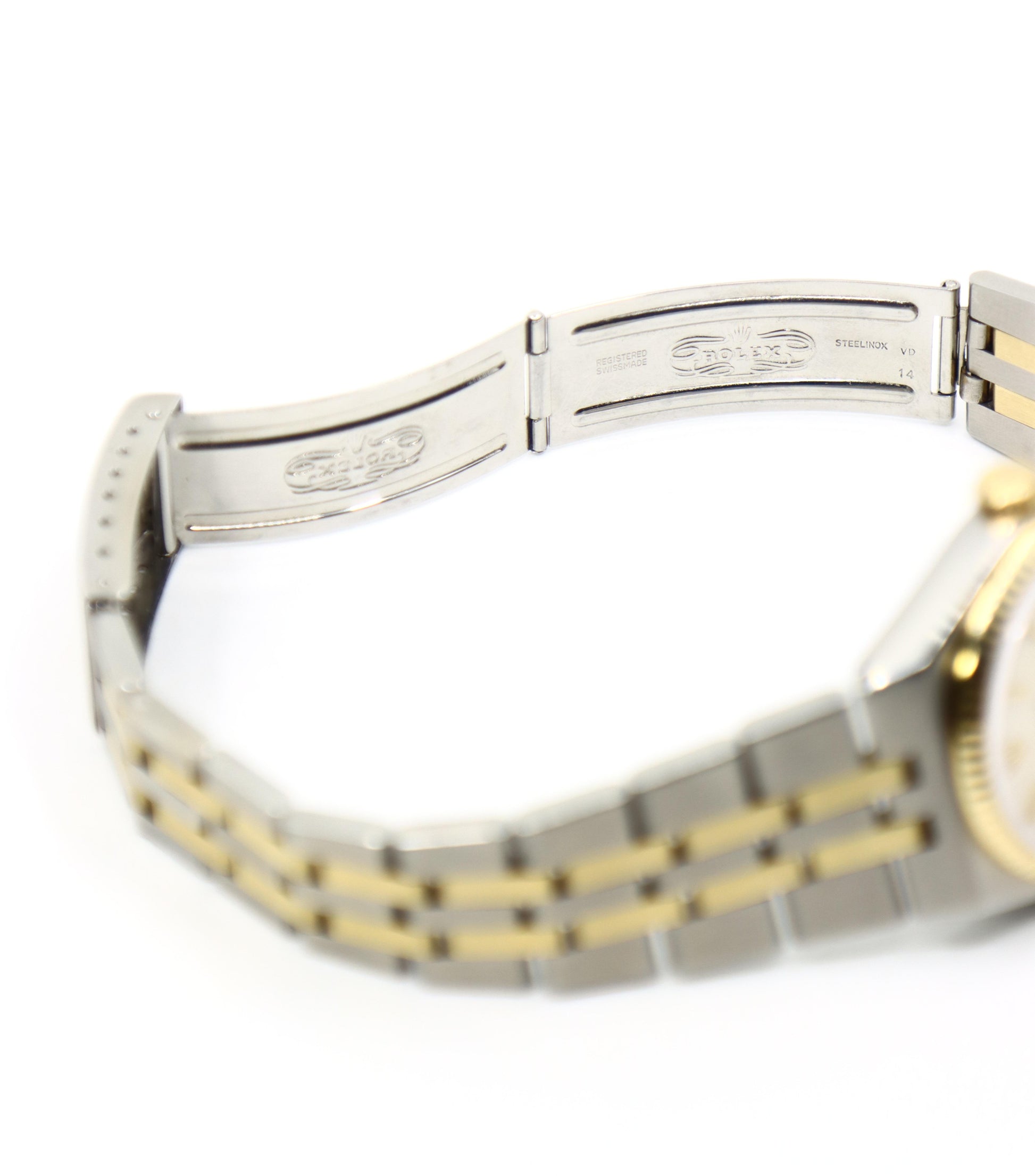 Rolex 18K Gold & Steel Datejust Oyster Quartz Watch