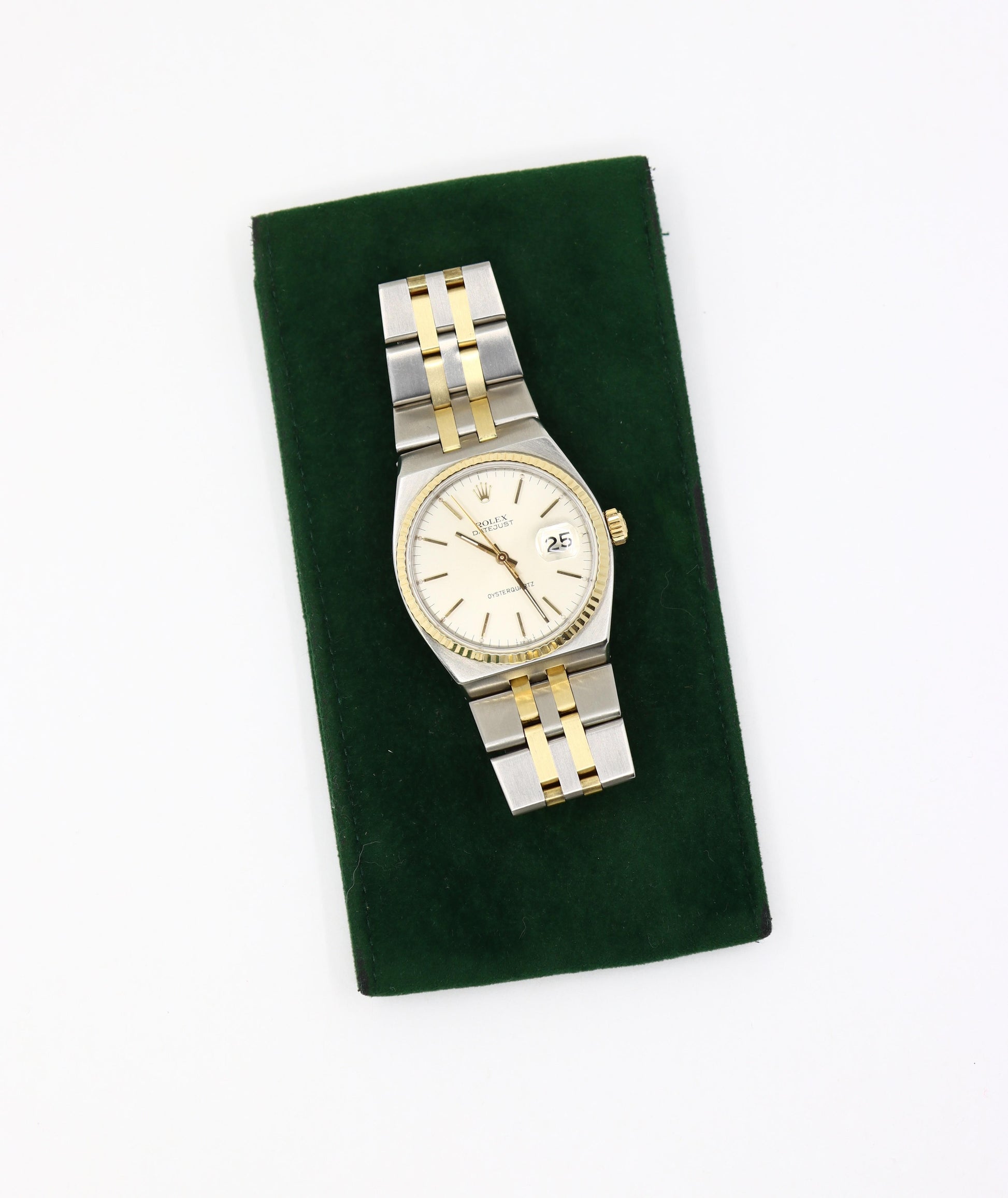 Rolex 18K Gold & Steel Datejust Oyster Quartz Watch