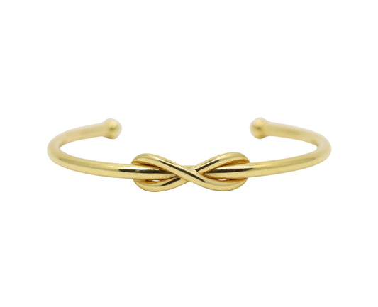 Tiffany & Co. 18K Gold Infinity Cuff Bracelet