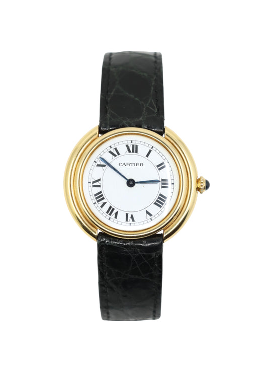 Vintage Cartier Vendome 18K Gold Watch