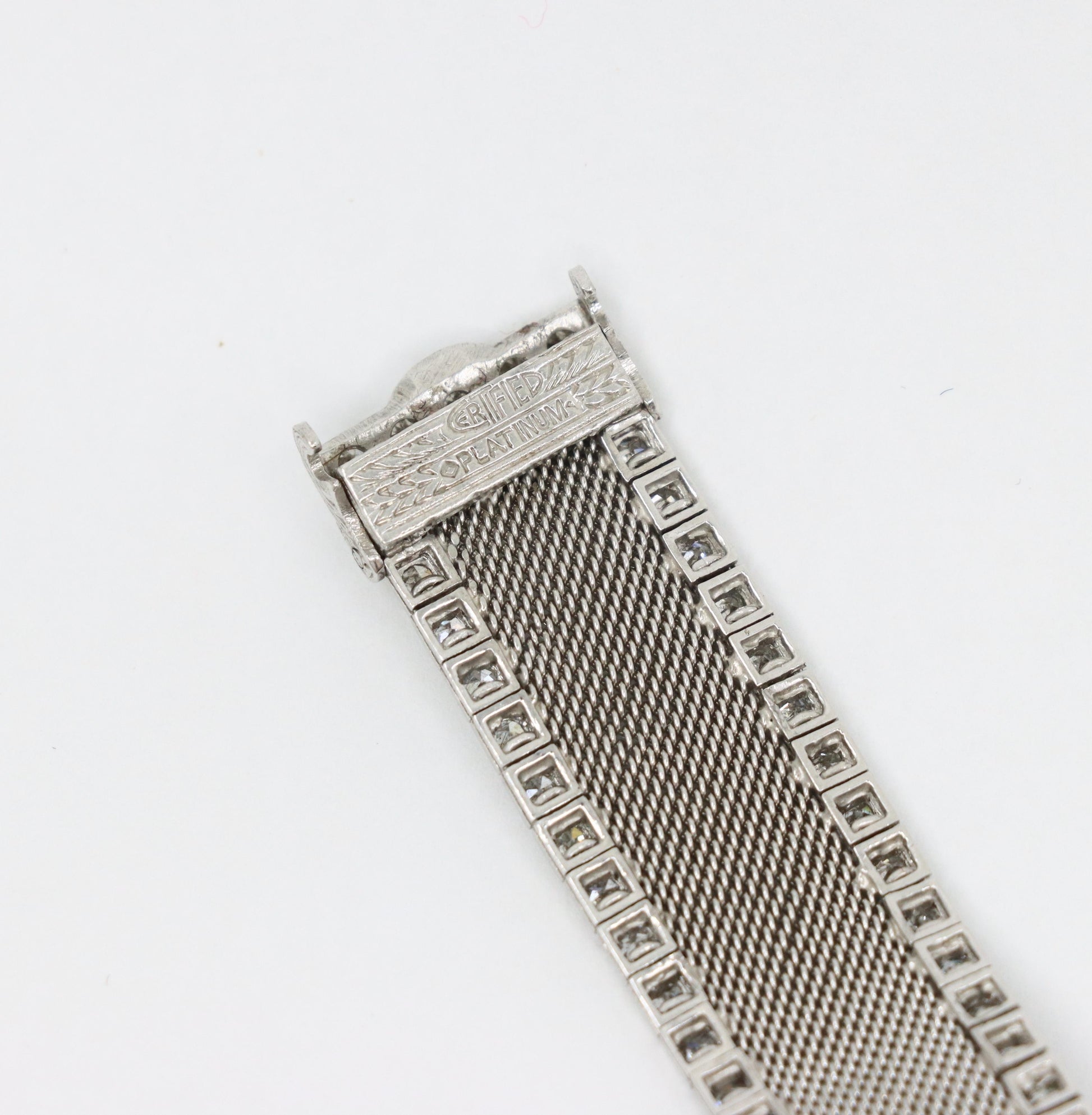 Art Deco Platinum Ruby Diamond Bracelet