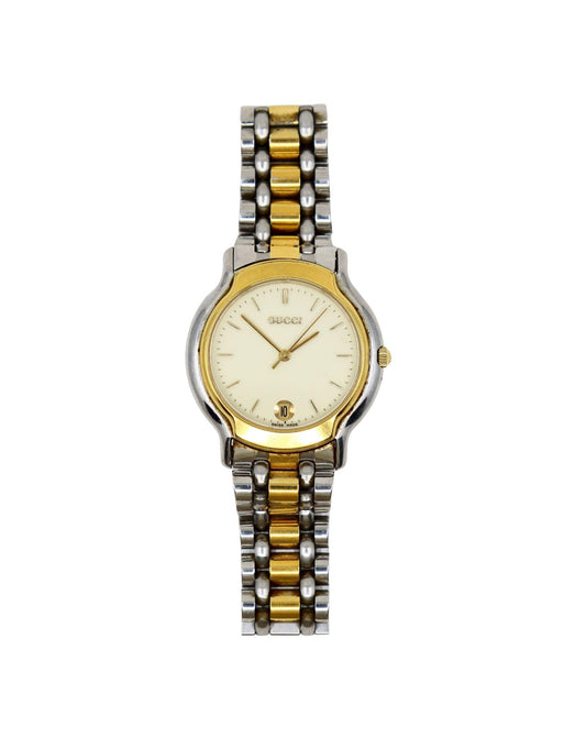 Vintage GUCCI Gold Tone & Steel 8000M Watch