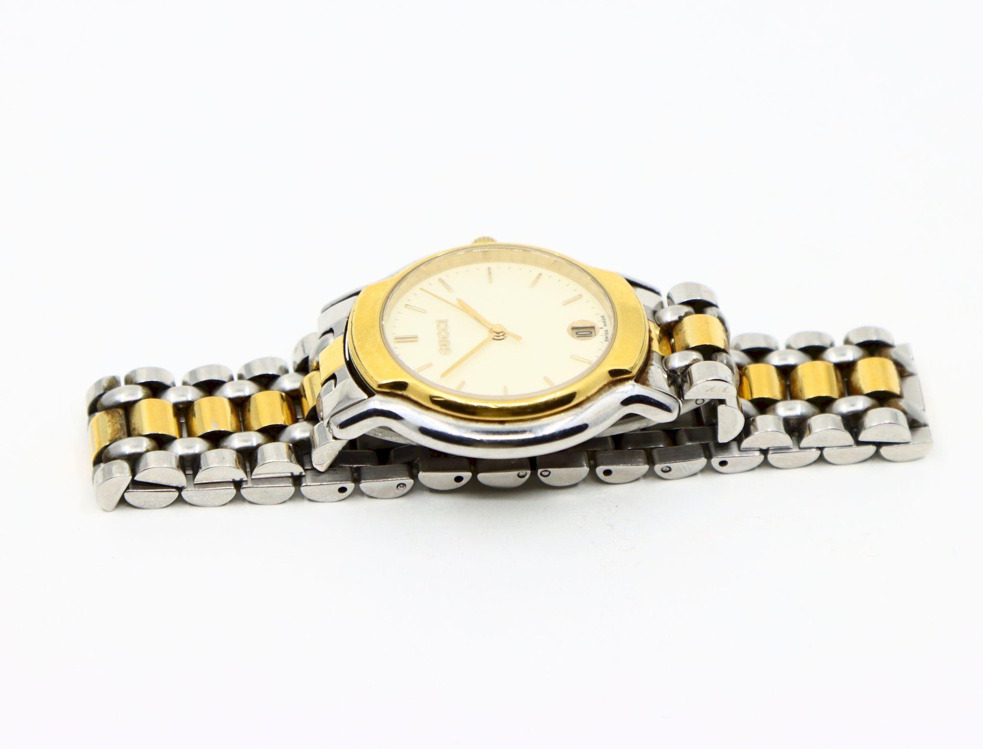 Vintage GUCCI Gold Tone & Steel 8000M Watch