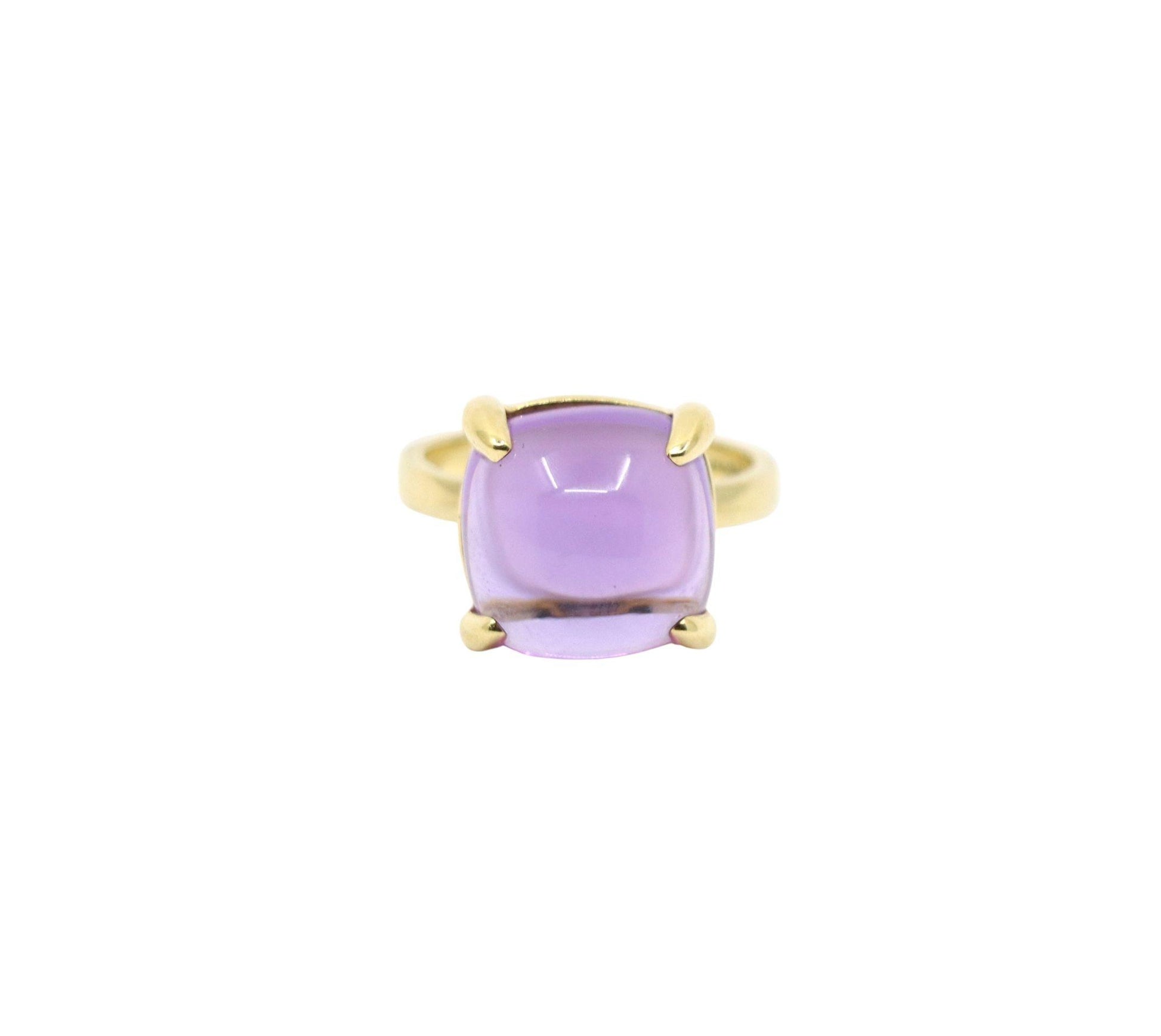 Tiffany & Co. Paloma Sugar Stacks Amethyst 18KT Gold Ring