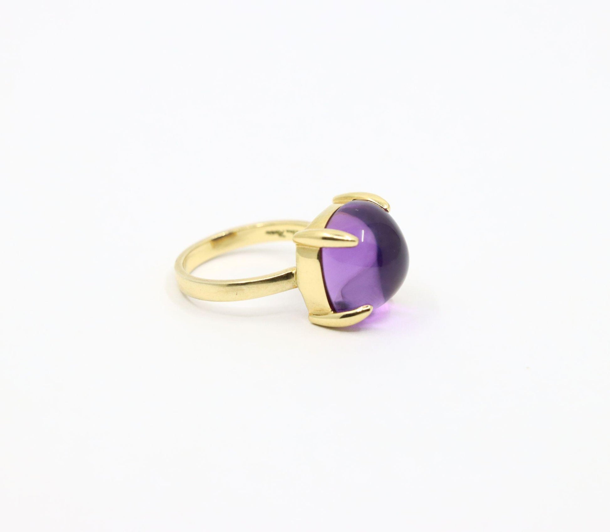 Tiffany & Co. Paloma Sugar Stacks Amethyst 18KT Gold Ring