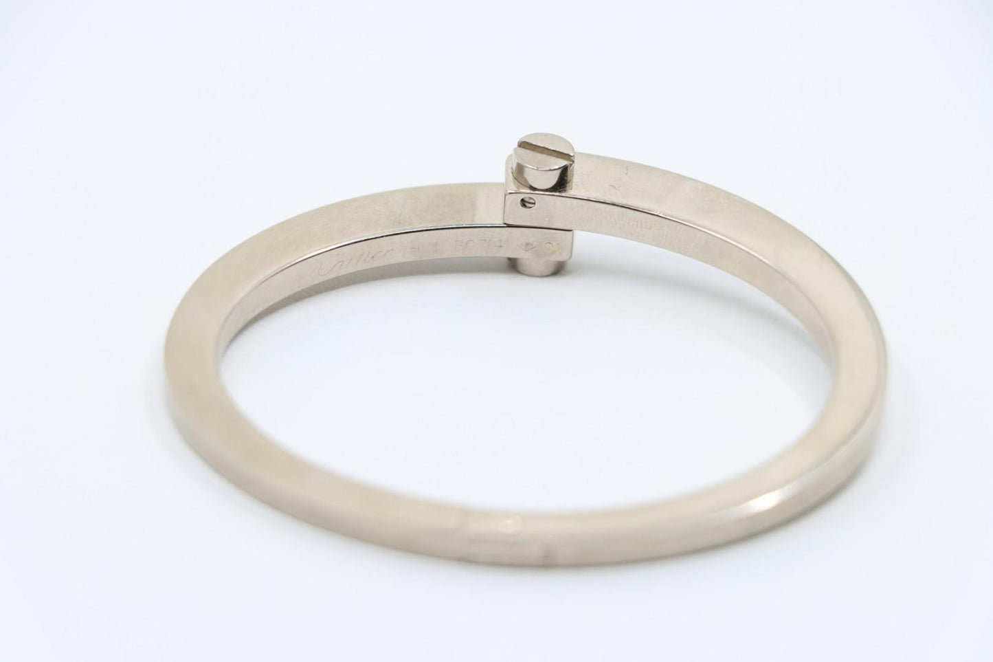 Cartier 18K White Gold  Menotte Bracelet