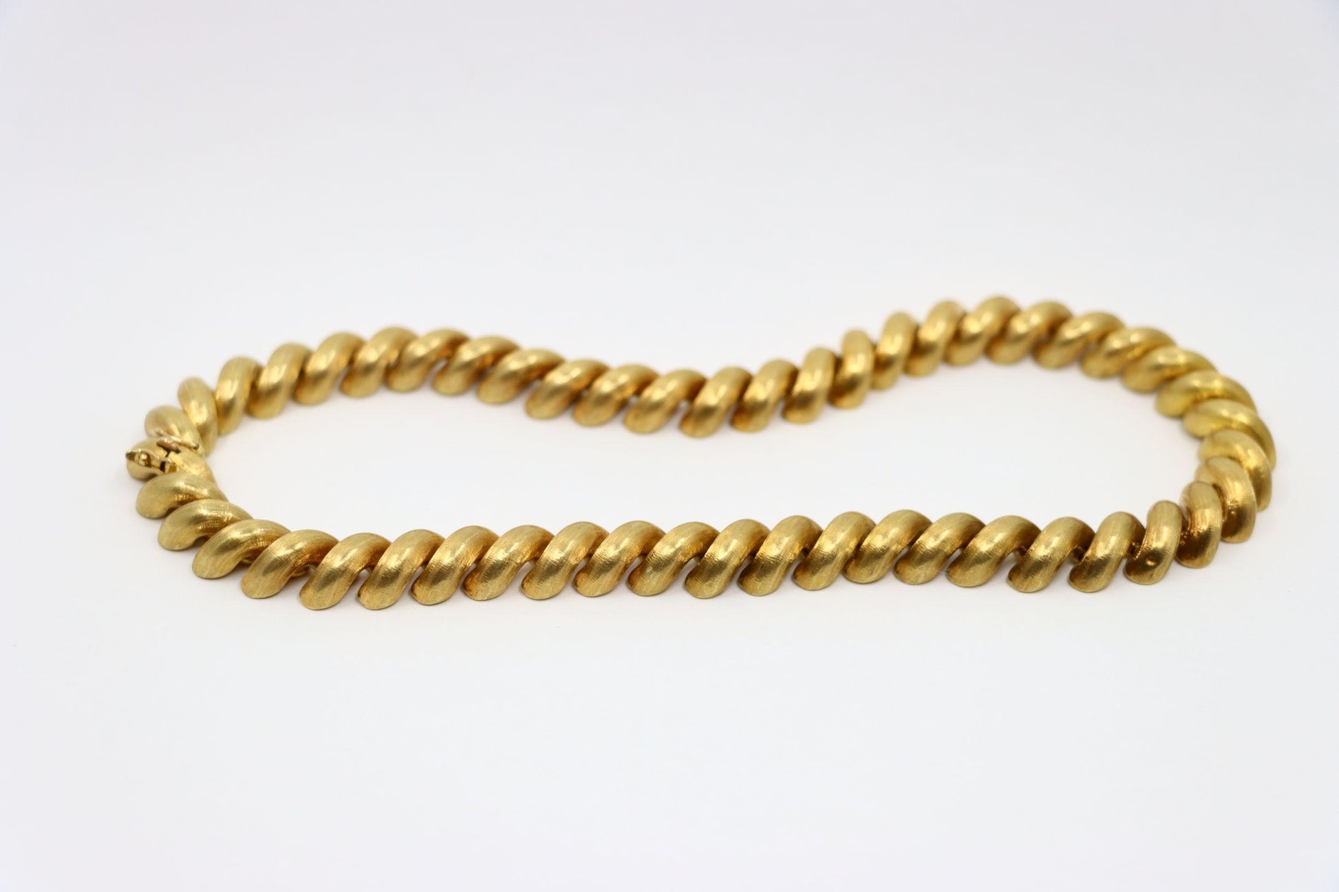 Vintage Tiffany & Co 18K Gold San Marco Chain Necklace