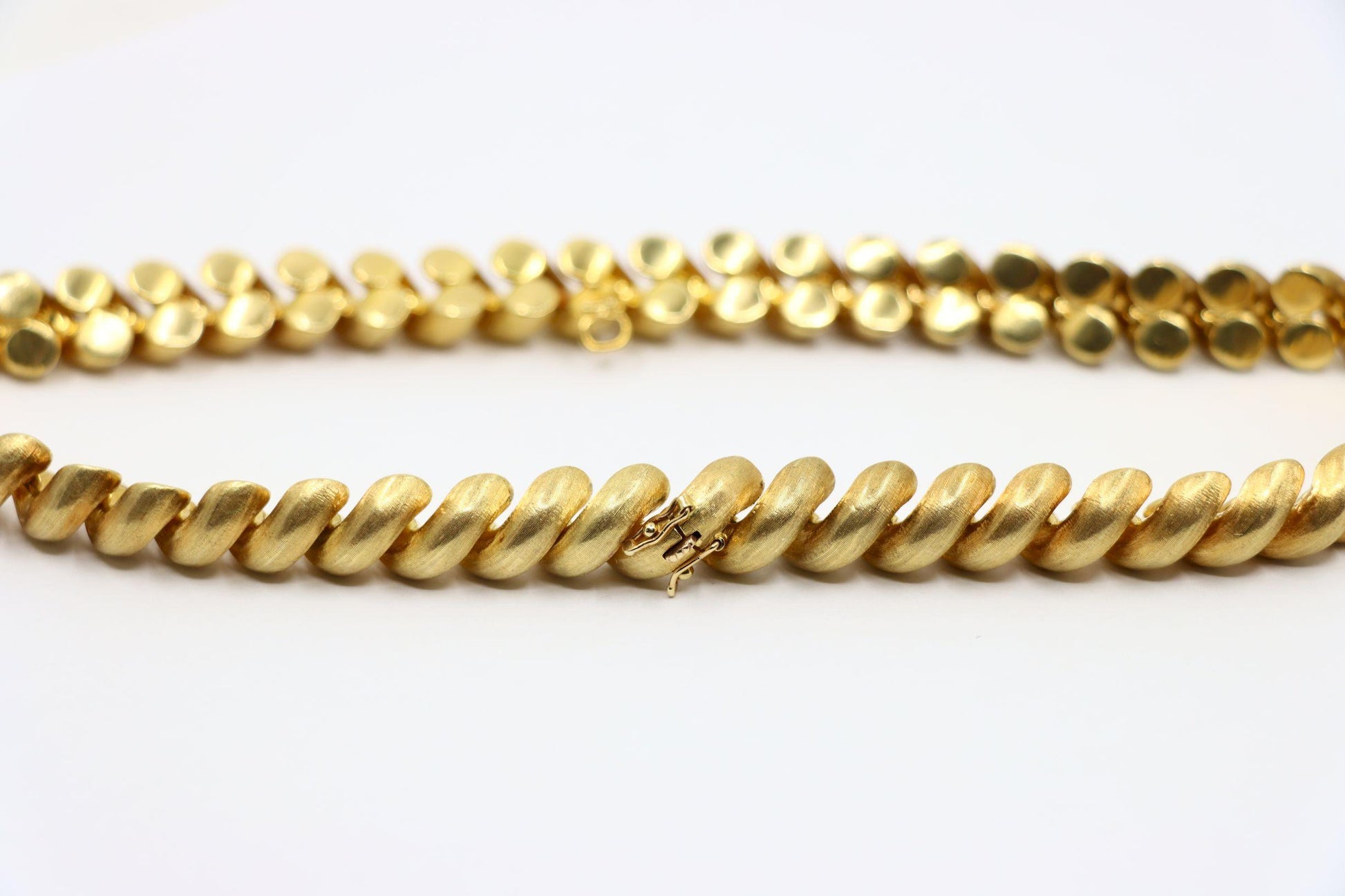 Vintage Tiffany & Co 18K Gold San Marco Chain Necklace
