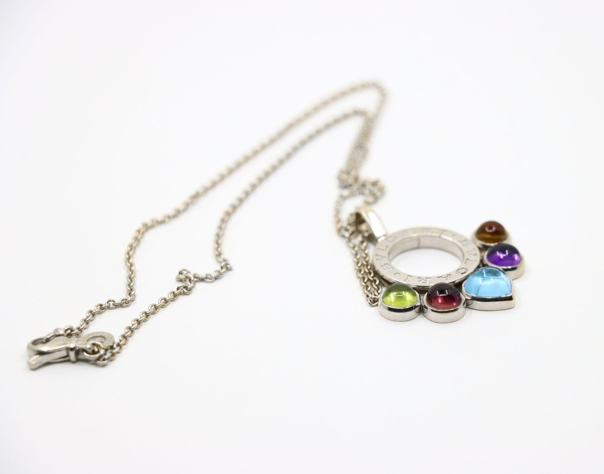 Bulgari Allegra 18KT Gold Multi-Gemstone Pendant Necklace