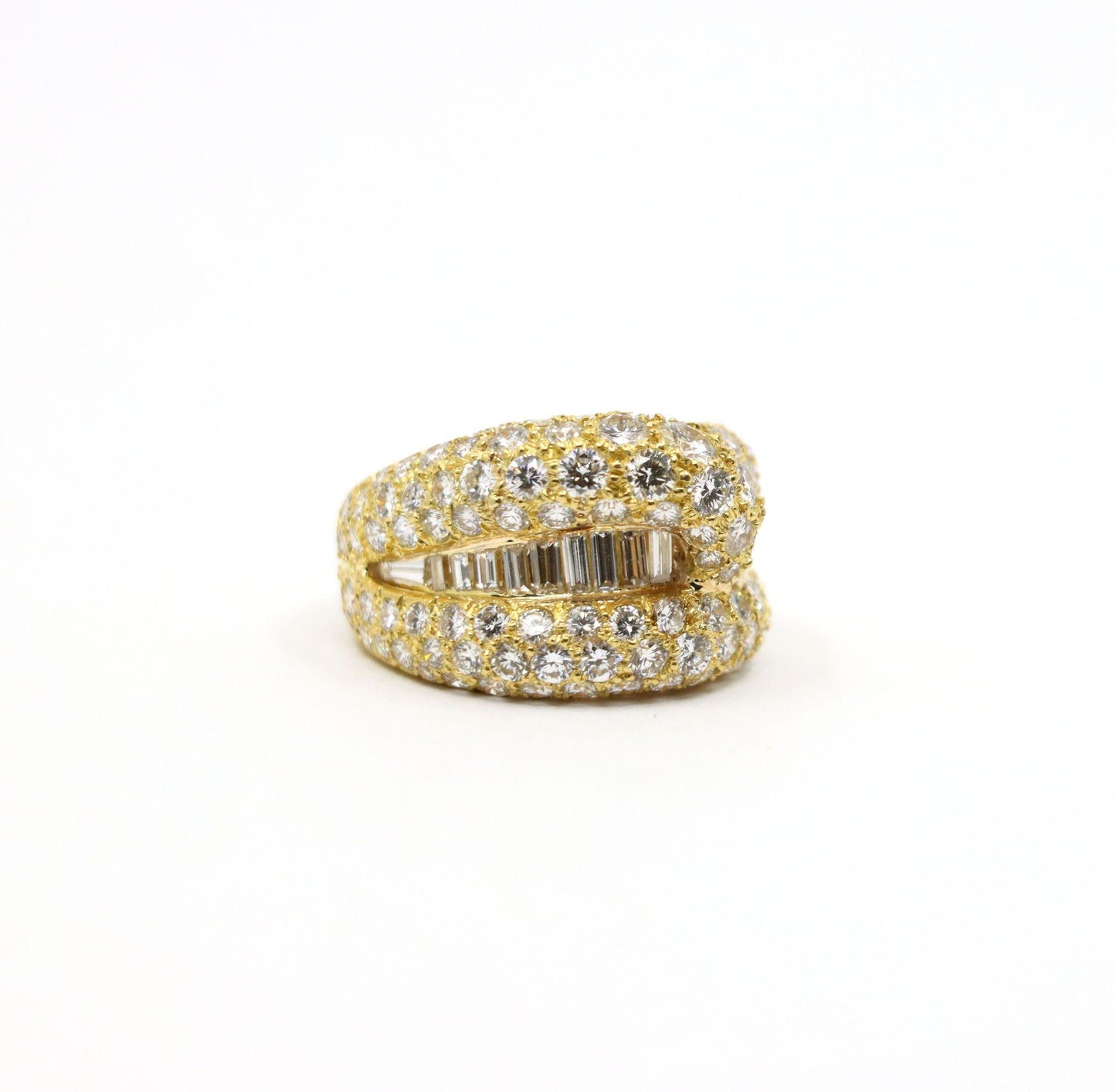 Vintage 18K Gold Diamond Ring