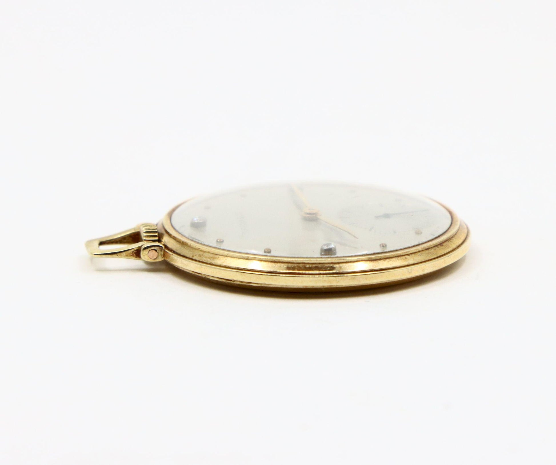 Vintage Tiffany & Co. 14K Gold Diamond Pocket Watch