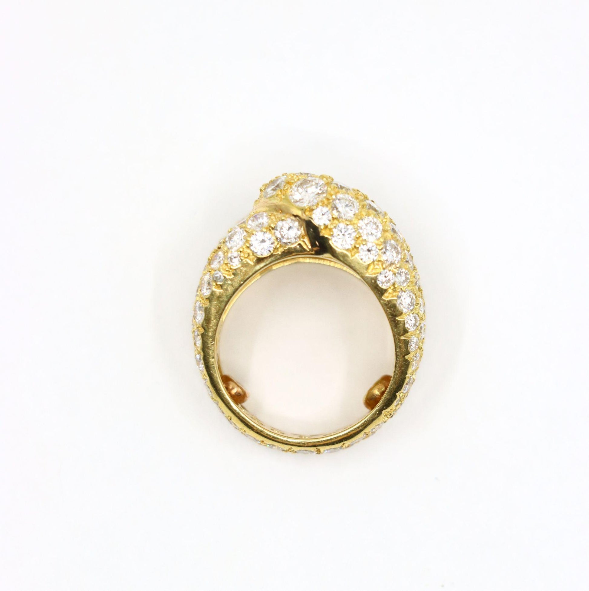 Vintage 18K Gold Diamond Ring