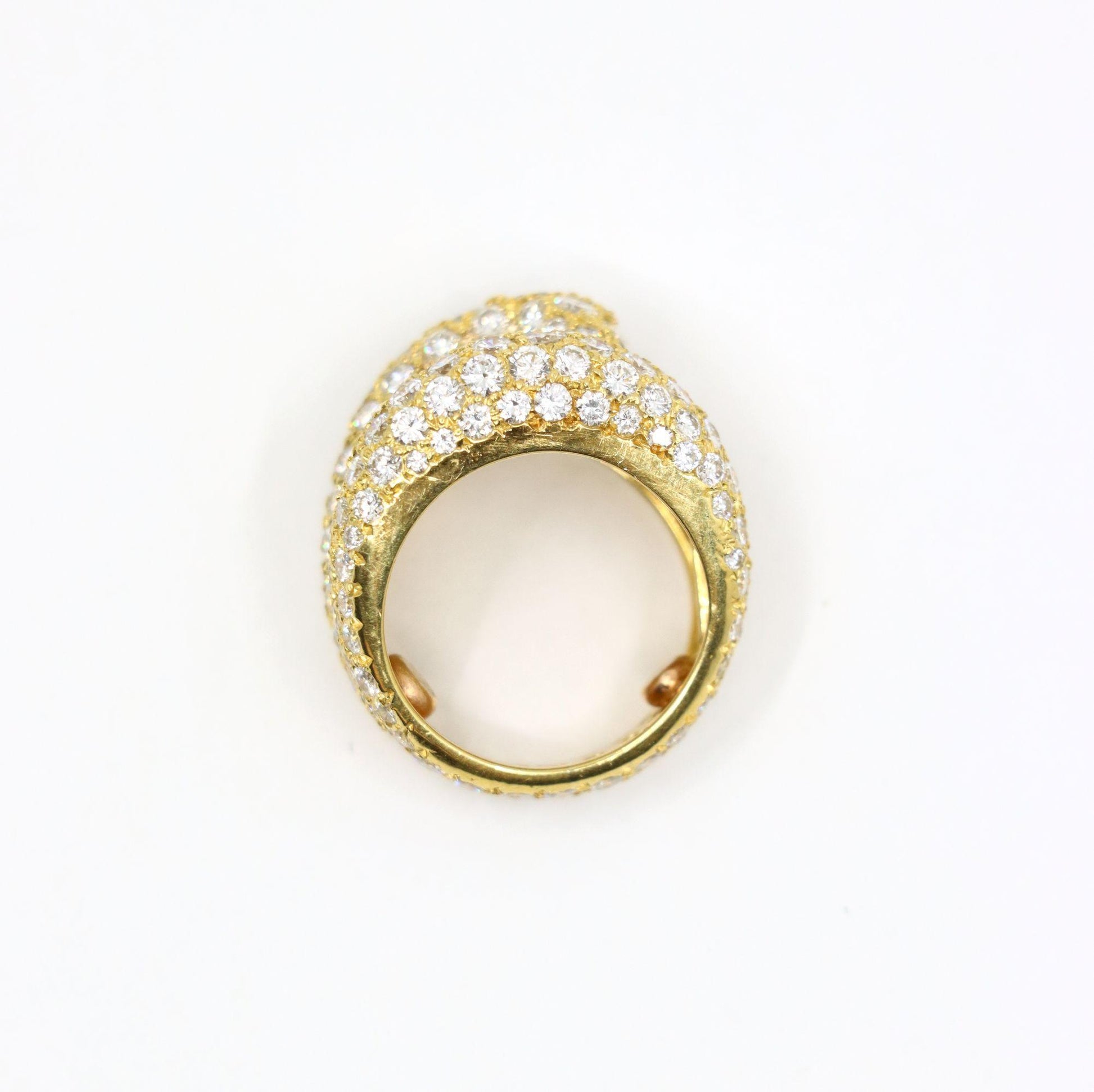 Vintage 18K Gold Diamond Ring
