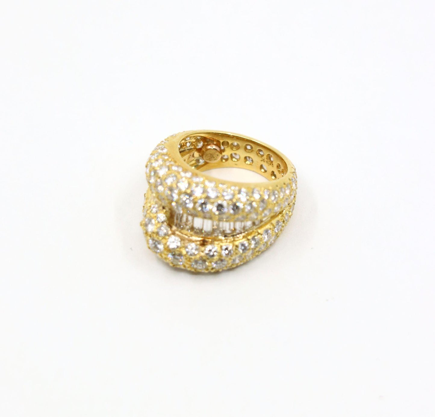 Vintage 18K Gold Diamond Ring