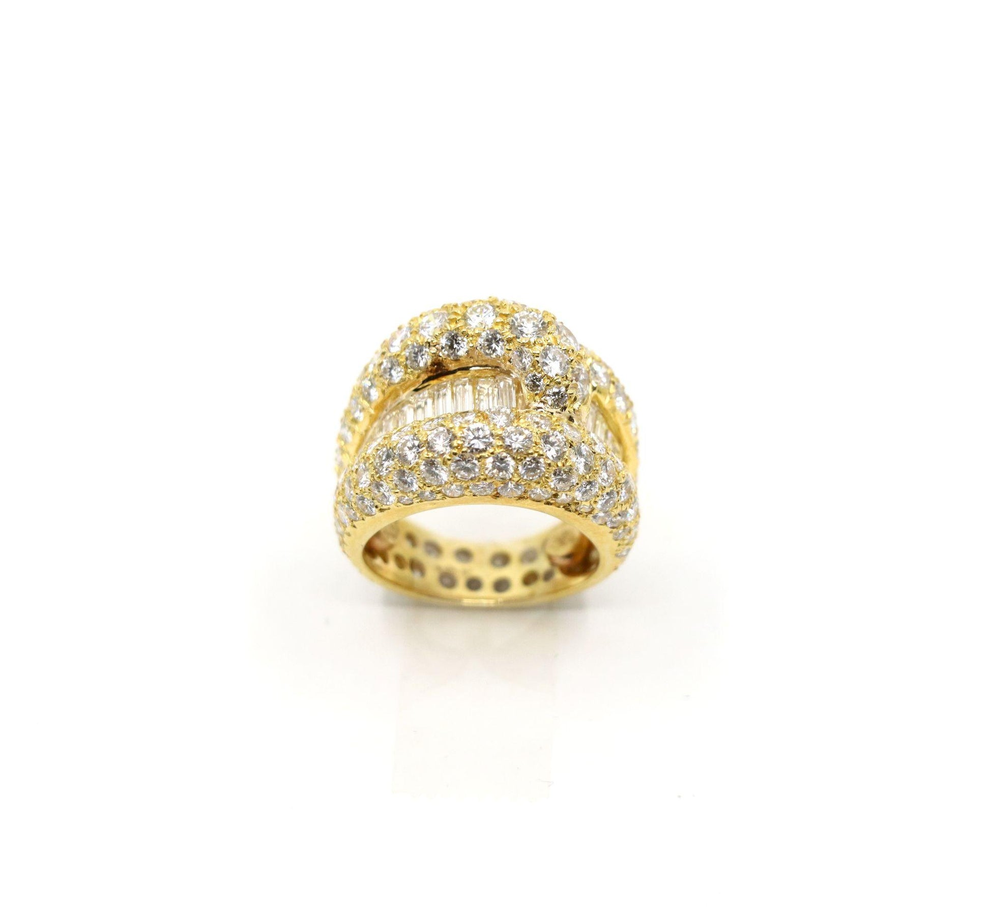 Vintage 18K Gold Diamond Ring