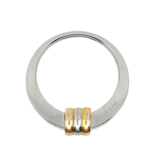 Vintage Cartier Silver & Gold Vendome Money Bill Clip