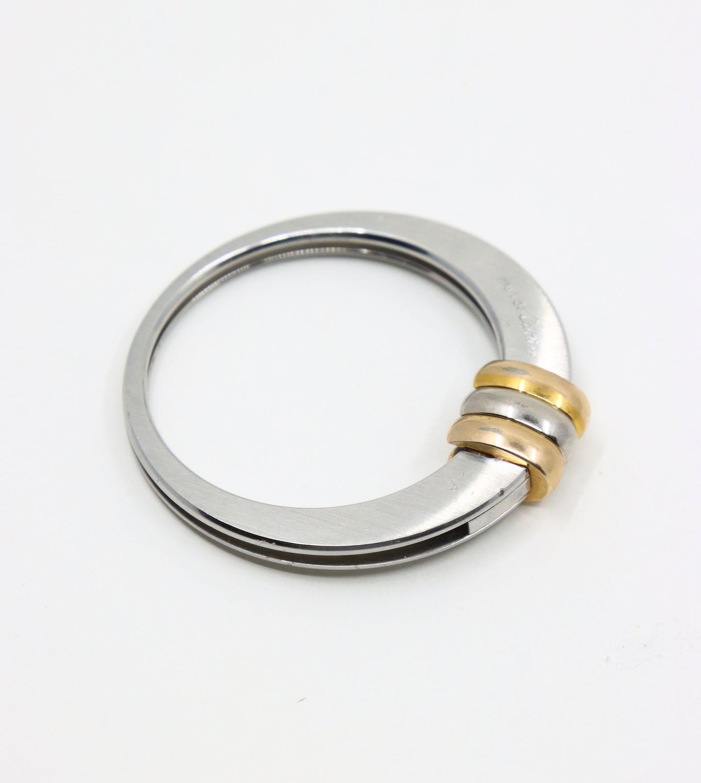 Vintage Cartier Silver & Gold Vendome Money Bill Clip