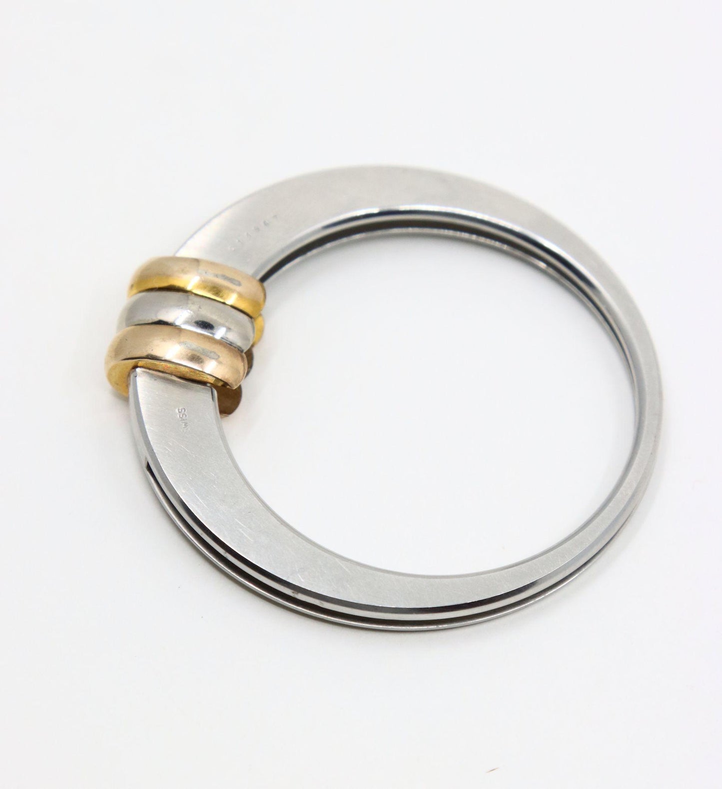 Vintage Cartier Silver & Gold Vendome Money Bill Clip