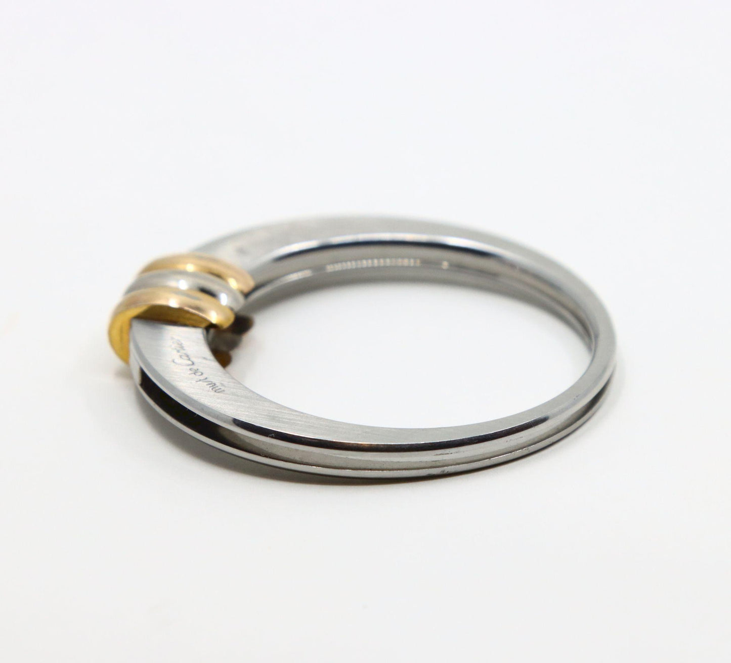 Vintage Cartier Silver & Gold Vendome Money Bill Clip