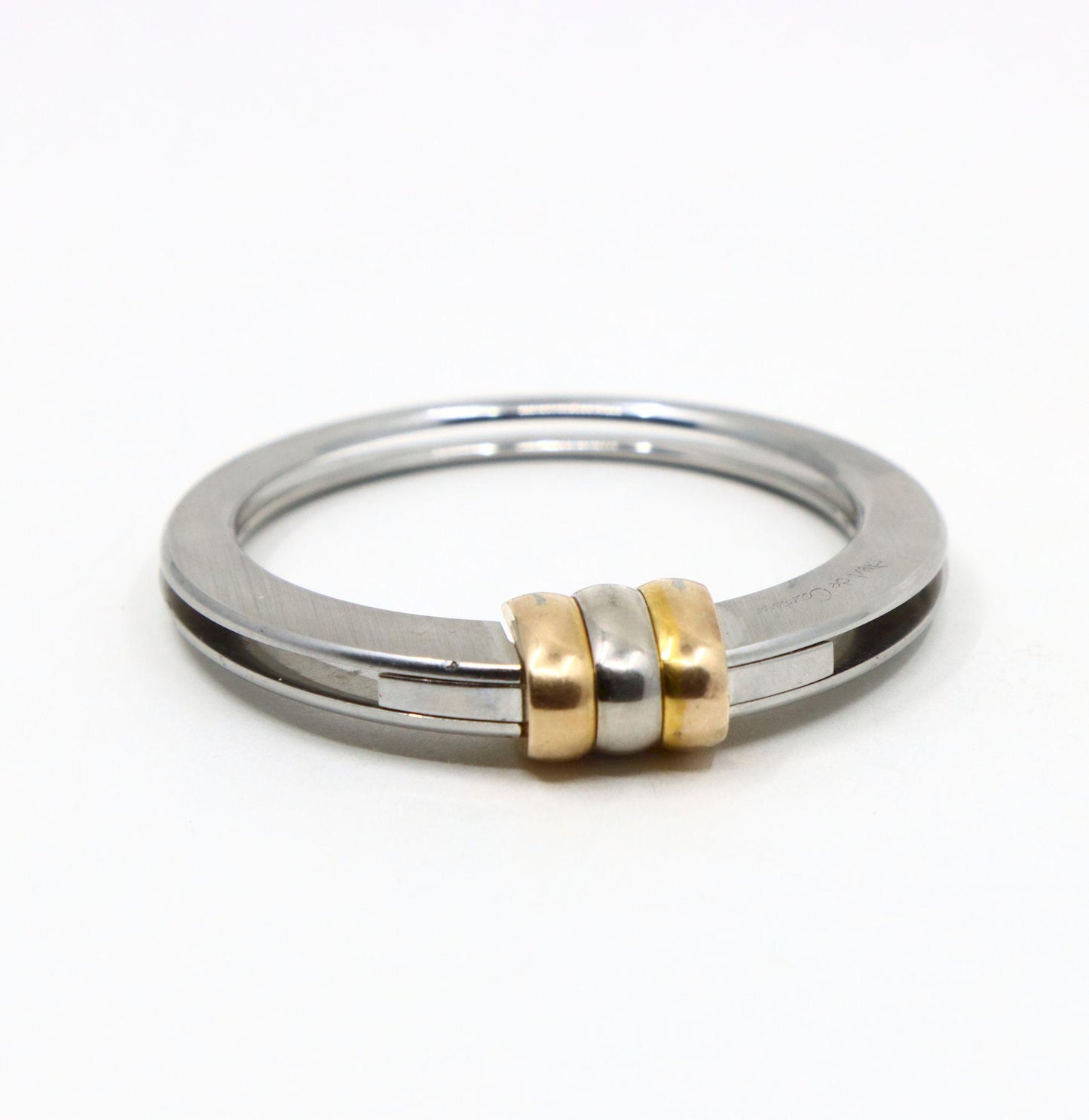 Vintage Cartier Silver & Gold Vendome Money Bill Clip