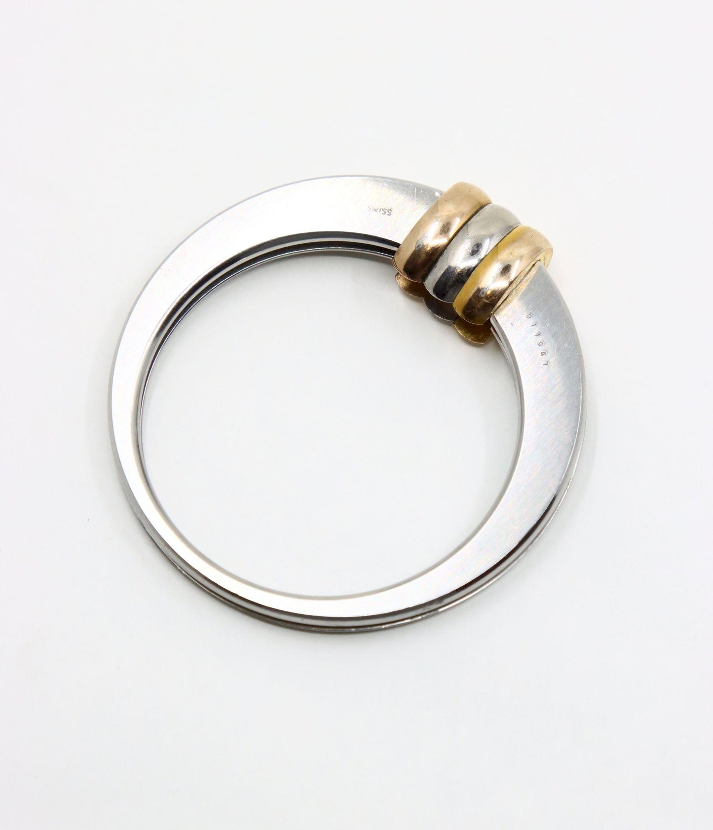 Vintage Cartier Silver & Gold Vendome Money Bill Clip