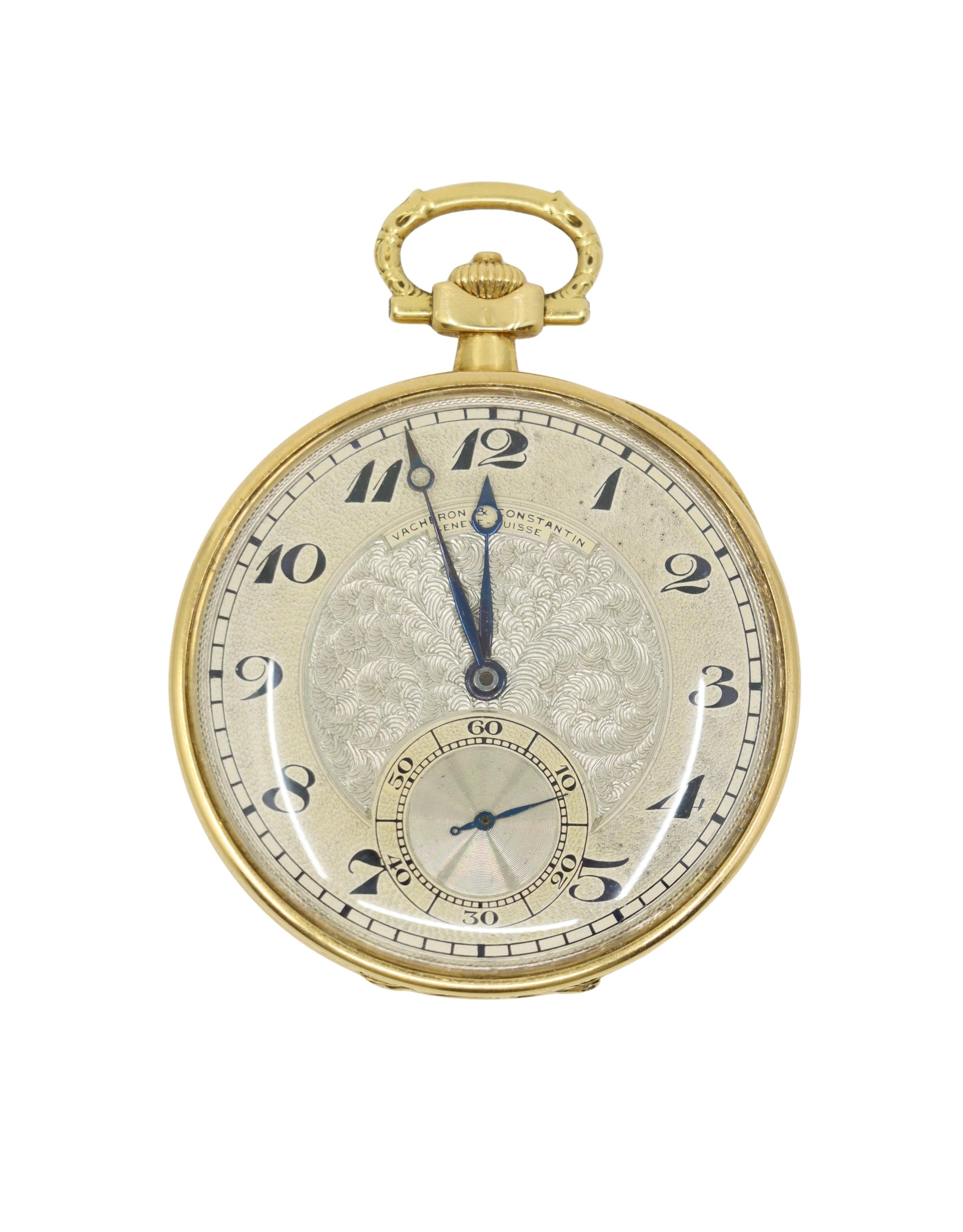 Antique 1925's 18K Gold Vacheron & Constantin Geneve Pocket Watch