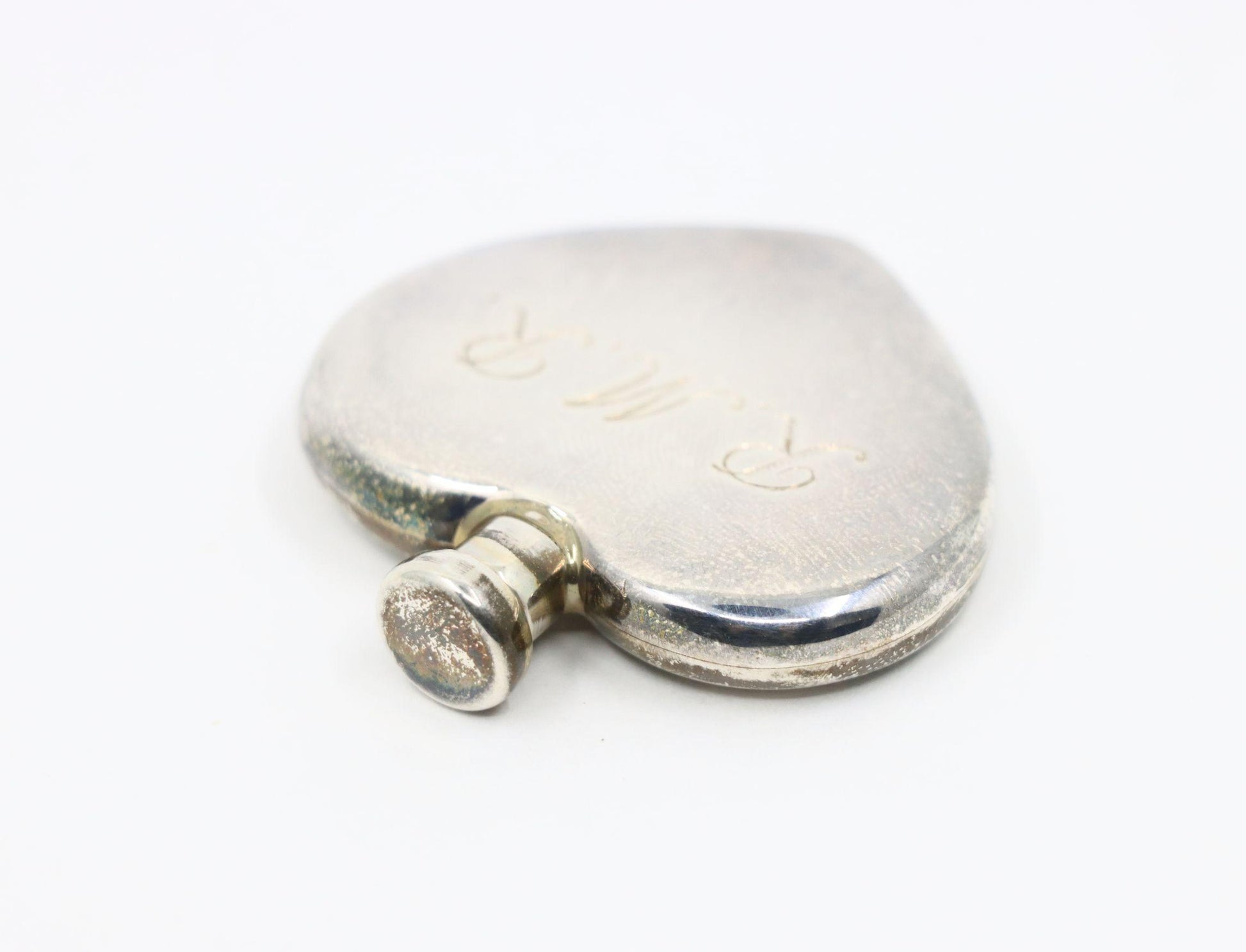 Tiffany & Co. Sterling Silver Heart Shape Perfume Bottle & Funnel