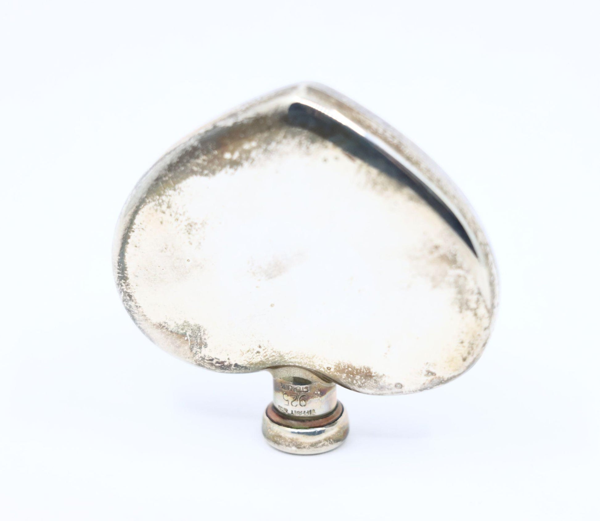 Tiffany & Co. Sterling Silver Heart Shape Perfume Bottle & Funnel